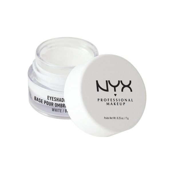 NYX Professional Makeup Eyeshadow Base, White 0.25 oz