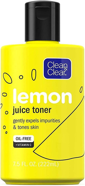 Clean & Clear Lemon Juice Toner 7.5 Ounce (222ml) (3 Pack)