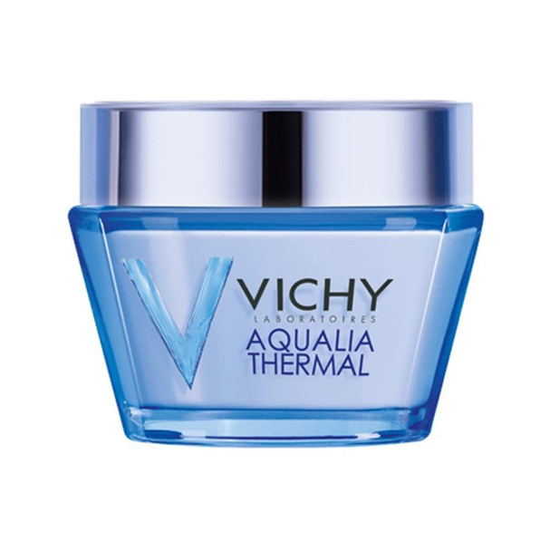 Vichy Aqualia Thermal Rich Cream 48 Hour Facial Moisturizer with Hyaluronic Acid for Dry Skin, 1.69 Fl. Oz