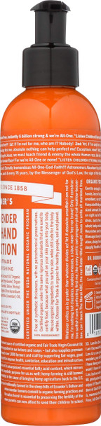 Dr. Bronner's, Lotion Orange Lavender Organic, 8 Fl Oz