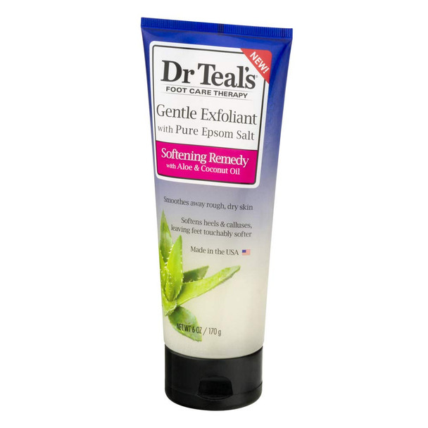 Dr. Teal's Gentle Exfoliant Foot Scrub With Epsom Salt 6 Ounce