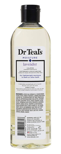 2 Pack of Dr. Teal's Soothe & Sleep with Lavender Body and Bath Oil, 8.8 fl oz each (Packaging may vary)