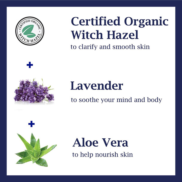 Dr Teals Witch Hazel Facial Toner, Lavender, 16 fl oz (Pack of 2)