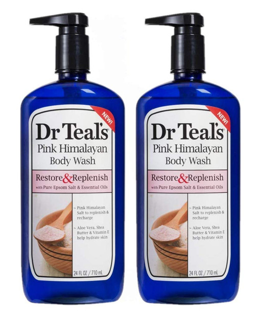Dr Teal's Body Wash 2-Pack (48 Fl Oz Total) Pink Himalayan Dr Teal's Body Wash 2-Pack (48 Fl Oz Total) Pink Himalayan