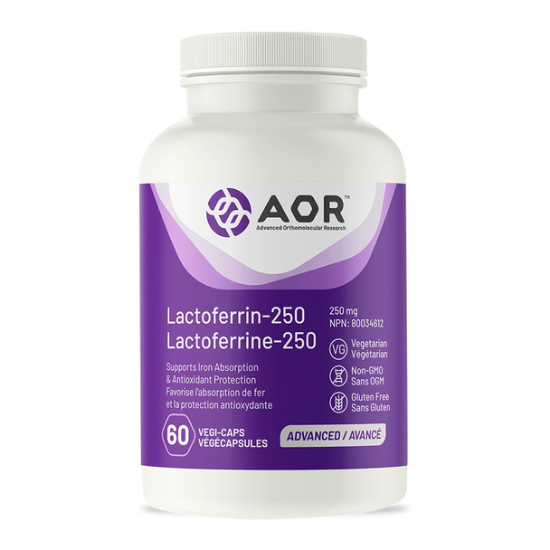 AOR Lactoferrin - 250, 60 Vcaps