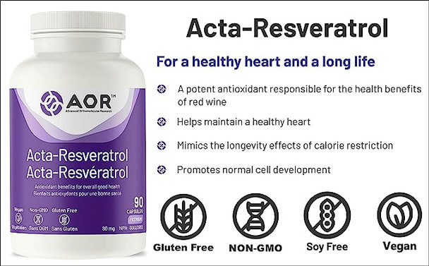 Aor Acta Resveratrol 90 - Vegi-Caps