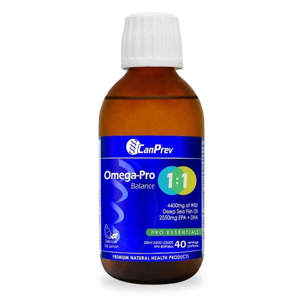 CanPrev Omega-Pro Balance 1:1 Fish Oil 200ml