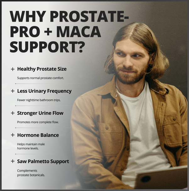 CanPrev ProstatePro  Maca Support - 100 Veg Capsules
