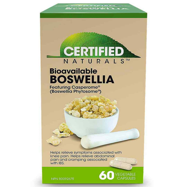 Certified Naturals Bioavailable Boswellia - 60 Veg Capsules