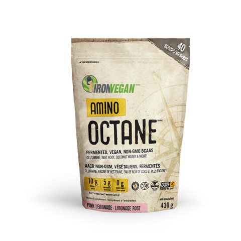 Iron Vegan Amino Octane Pink Lemonade 430g - Fermented BCAA