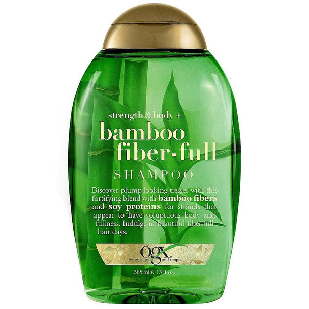 OGX Strength & Body + Bamboo Fiber-Full Shampoo 13 oz