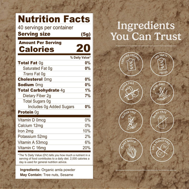 Organic Traditions Amla Powder - 200g