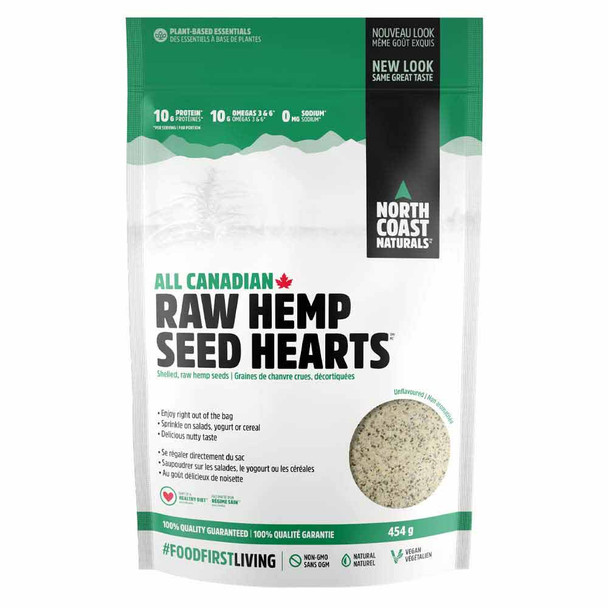 North Coast Naturals Hemp Seed Hearts - 454g