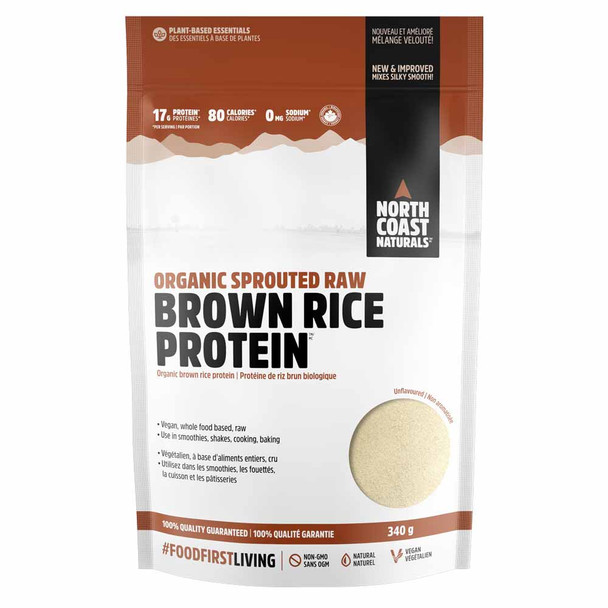 North Coast Naturals Organic Brown Rice Protein - 340g