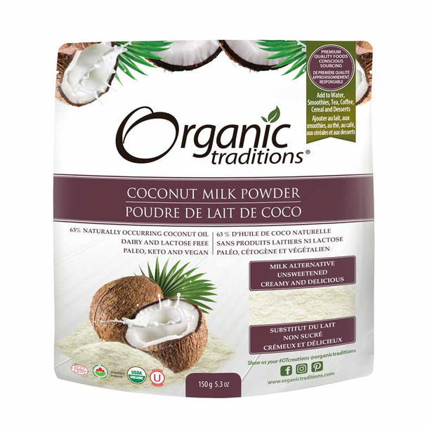 Organic Traditions Coconut Milk Powder - 150g Organic Traditions Coconut Milk Powder - 150g