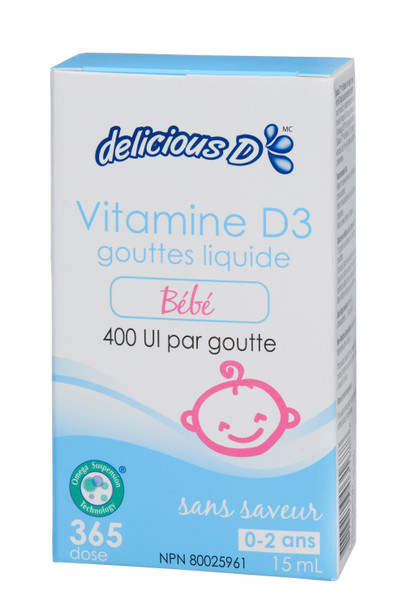 Platinum Naturals Unflavoured Delicious D Liquid Drops for Babies- 15ml