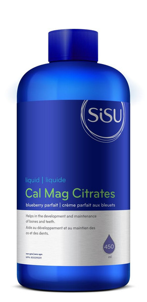 Sisu Creamy Blueberry Parfait Calcium & Magnesium Liquid Citrate - 450ml