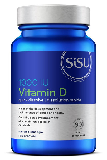 Sisu Vitamin D 1000 IU 90 Tablets