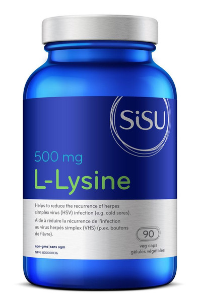 Sisu L-Lysine 500 mg - 90 Veg Tablets