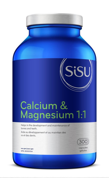 Sisu Calcium Magnesium Bone Support - 300 Capsules