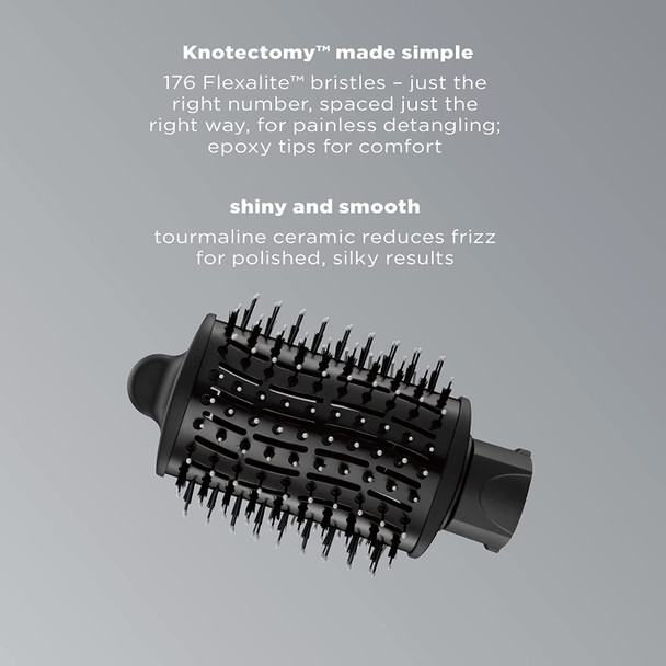 Conair INFINITIPRO The Knot Dr. Large Oval Brush, Create Glam Waves on Medium to Long Hair, Compatible with INFINITIPRO BY CONAIR The Knot Dr. Dryer Brushes