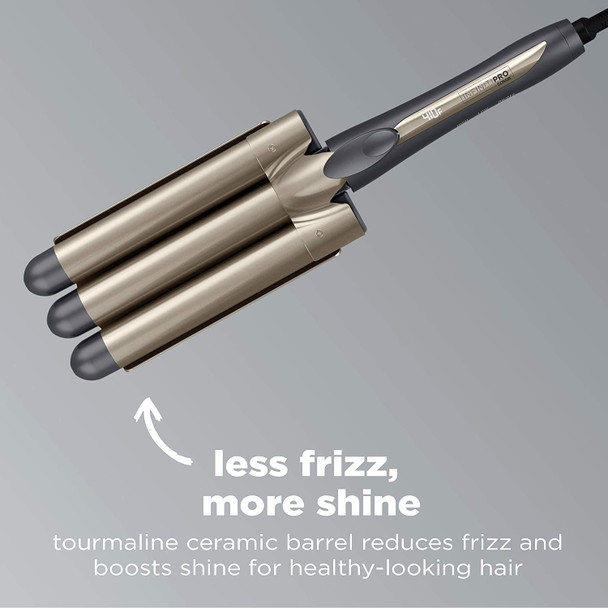 Conair INFINITIPRO Triple Barrel Waver, Matallic Grey