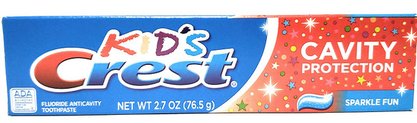 Crest Kid's Sparkle Fun Toothpaste Cavity Protection 2.7oz (3 Pack)