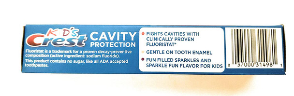 Crest Kid's Sparkle Fun Toothpaste Cavity Protection 2.7oz (3 Pack)