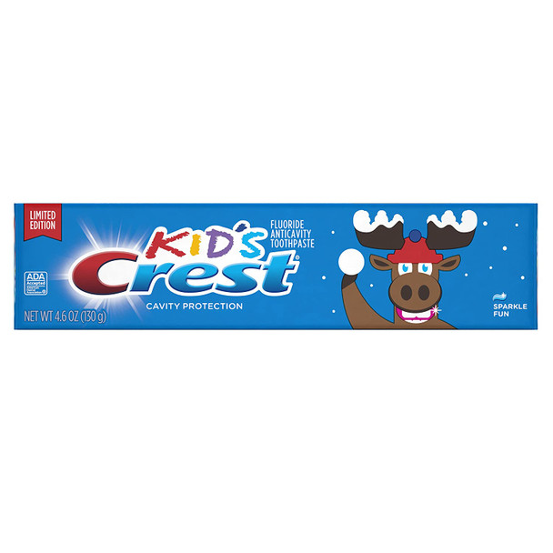 Crest Kid's Crest, Fluoride Anticavity Toothpaste, Sparkle Fun Flavor, 4.6-Ounce Tube