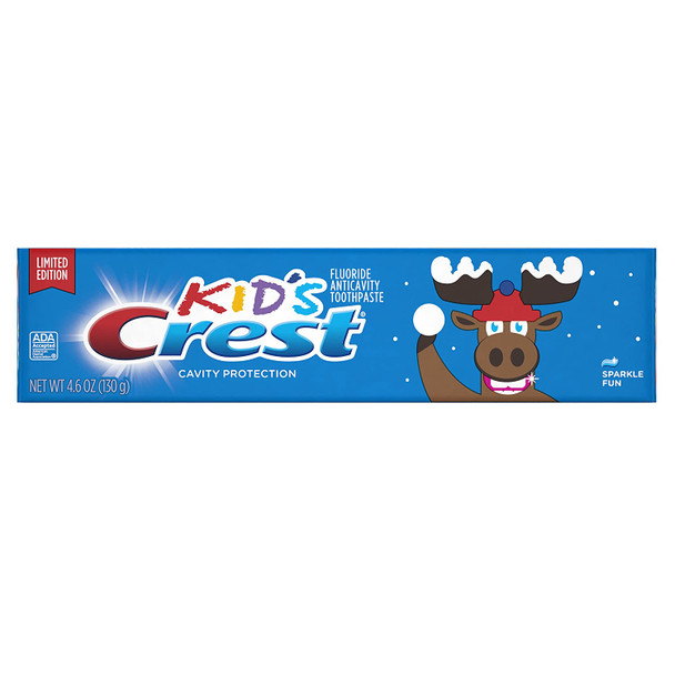 Crest Kid's Crest, Fluoride Anticavity Toothpaste, Sparkle Fun Flavor, 4.6-Ounce Tube