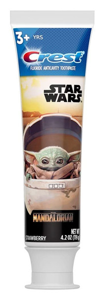 Crest Toothpaste 4.2 Ounce Kids Star Wars Tube (Strawberry) (Pack of 2)