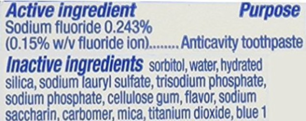 Kids Crest Toothpaste - Cavity Protection, 2.7 Oz,(pack of 6)