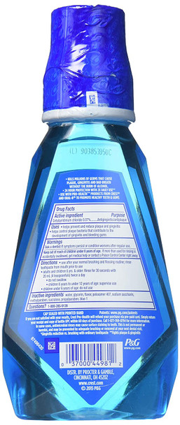 Crest Pro-Health Multi Protection Mouthwash | Alcohol-Free Clean Mint 16.9 Fl Oz (Pack of 3)