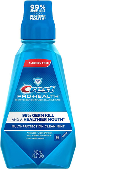 Crest Pro Health Mnt(500m Size 16.9z Crest Pro Health Mint Mouth Rinse, Alcohol Free