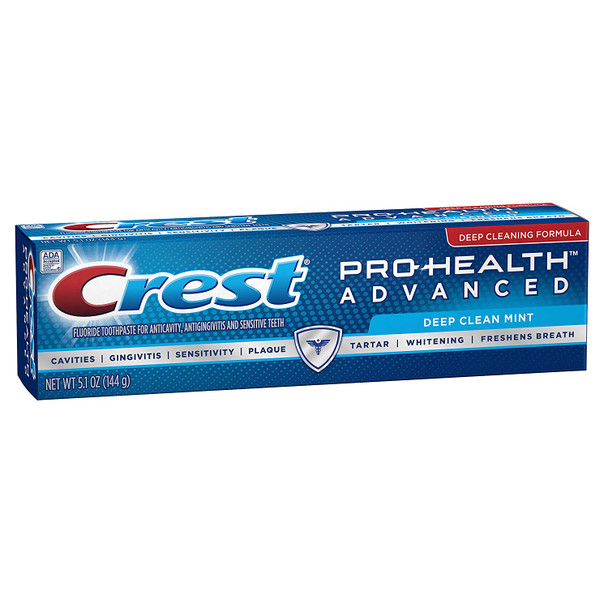 Crest Pro-Health Advanced Deep Clean Mint Toothpaste, 5.1 oz,