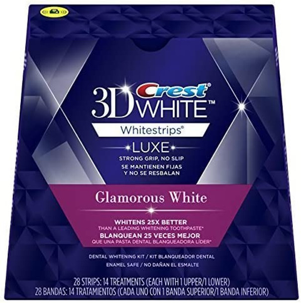 Crest 3D White Glamorous White Whitestrips - 28 Strips (Packaging May Vary)