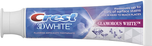 Crest 3D White, Whitening Toothpaste Glamorous White, 4.1 oz