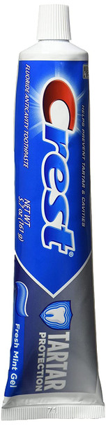 Crest Tartar Protection Toothpaste Gel, Fresh Mint, 5.7 Oz, 8.550 Lb