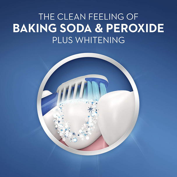 Crest Cavity & Tartar Protection Toothpaste, Whitening Baking Soda & Peroxide, Mint , 5.7oz