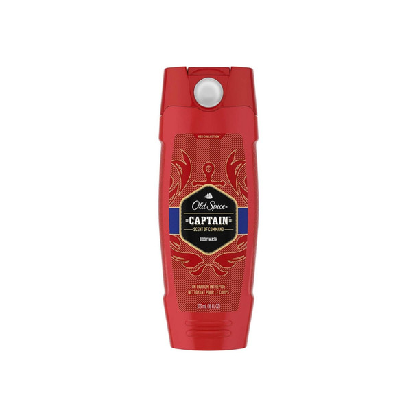 Old Spice Captain Scent of Command Body Wash, 16 oz