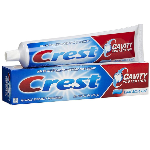 Crest Cavity Protection Toothpaste Gel Cool Mint 8.20 oz (Pack of 5)