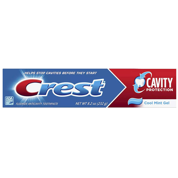 Crest Cavity Protection Toothpaste Gel Cool Mint 8.20 oz (Pack of 5)