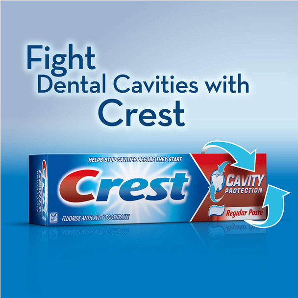 Crest Cavity Protection Toothpaste Gel Cool Mint 8.20 oz (Pack of 5)