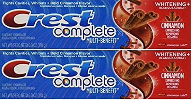 Crest Cinnamon Toothpaste, 6 Ounce, Pack of 2