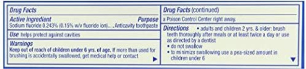 Crest Cavity Protection Fluoride Anticavity Toothpaste Regular Paste 0.85 oz Travel Size (Pack of 4)