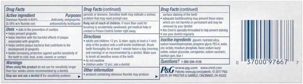 Crest Pro-Health Advanced Toothpaste, Deep Clean Mint 5.1 oz (Pack of 2)