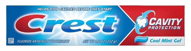 Crest Toothpaste Cavity Protection Cool Mint Gel (Pack of 6)