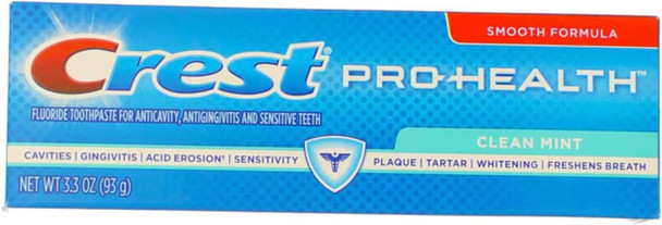 Crest Pro-Health Toothpaste Clean Mint - 3.3 oz, Pack of 3
