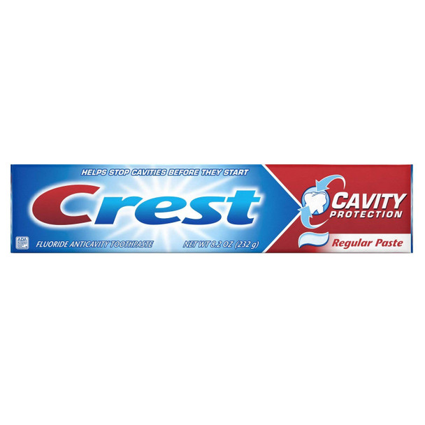 Crest Cavity Protection Toothpaste Regular - 8.2 oz, Pack of 4