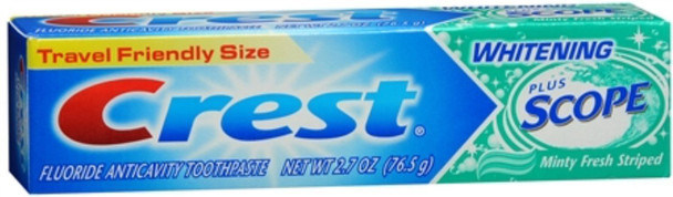 Crest Complete Multi-Benefit Whitening + Scope Minty Fresh Flavor Toothpaste 2.7 Oz (Pack of 6)